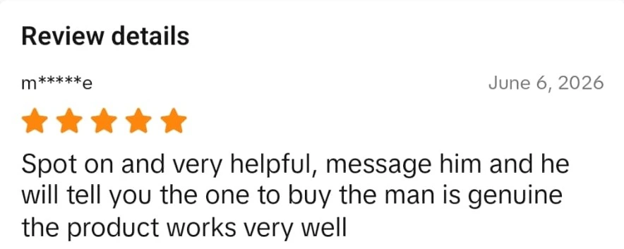 Densifol customer review from TikTok Shop